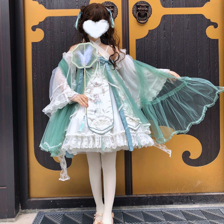 现货 lolita中华风lo裙优雅洛丽塔连衣裙洋装