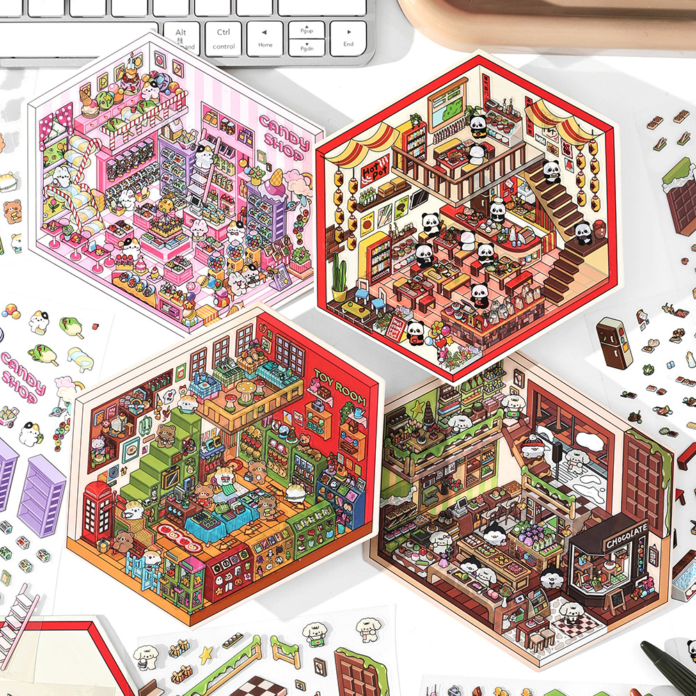 infeelme造景贴纸今日营业中