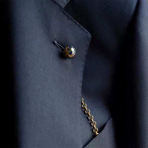 轻奢西装插花原创胸针