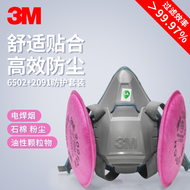Mặt nạ chống khói dầu 3M 6502-2091 Mặt nạ bảo vệ hô hấp bụi hàn bụi sợi thủy tinh mặt nạ phòng độc liên xô