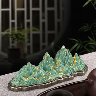 【源头工厂】堆金成山中式熏香茶道摆件线香盘香通用香炉文创礼品