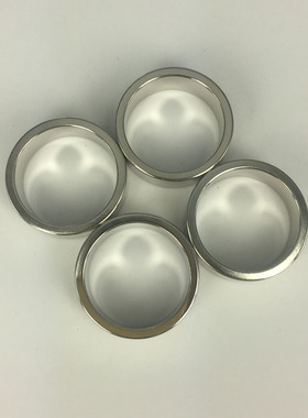 辐射环单极磁环内S外N或内N外S黑色环氧D32*D26*12辐射充磁钕铁硼