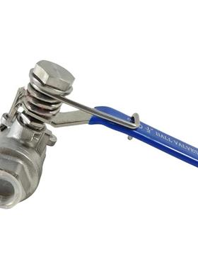 不锈钢弹簧复位自闭阀球阀304内螺纹精品球阀BALL VALVE MY DREAM