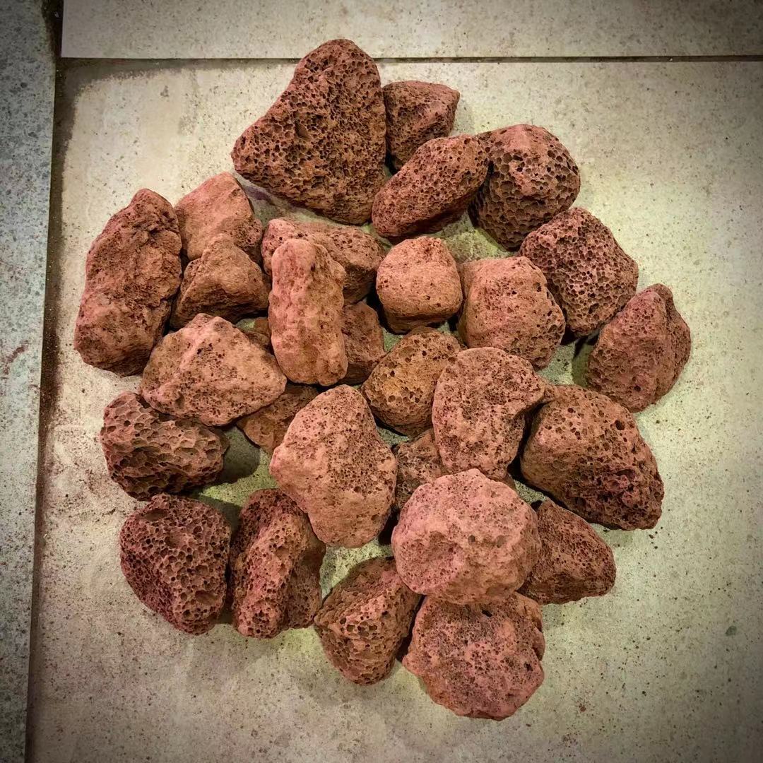 火山石火山岩颗粒造景底沙铺面石