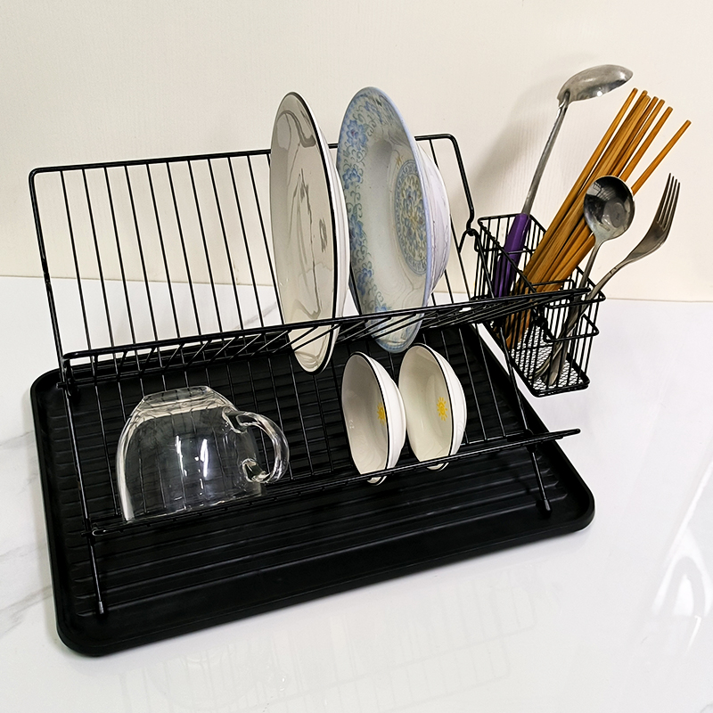 厨房碗盘沥水架X形可折叠置物架