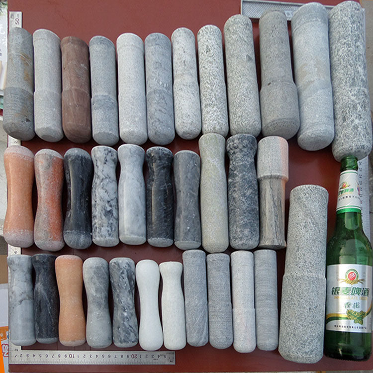 石头蒜锤子 石槌子 石棒 蒜窝配件 石锤 研磨棒 配各型号 规格全
