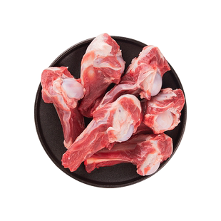 带肉羊棒骨4斤内蒙羊肉羊筒骨羊腿骨肉大带骨髓冷冻火锅商用食材