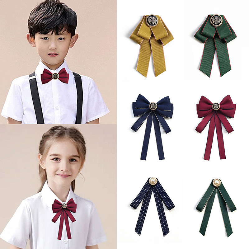 儿童领结韩版男童女童潮领结小孩小学生演出表演蝴蝶结绅士英伦风