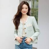 新气瘦质小香外SH083 20风25款 秋季 08套女小众富家千金显穿搭上衣