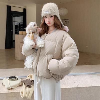 好看的减短款羽绒服女冬季龄2025新款鸭小个子巨加厚保暖白绒C206