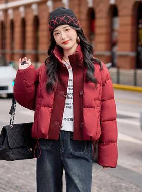 短款羽绒服女加个子冬季保2025新款爆ZYA86820款白鸭绒休闲小宽松