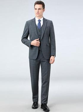 英伦风17235-M装男套装青中年商务职业休正装西服上衣闲三西件套