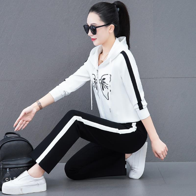 运动套女早秋款穿搭新秋装搭配一整套休闲高级感8249257时尚两件