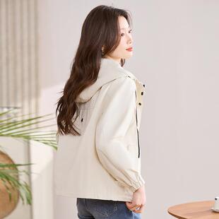 装外套女202气5新款春秋小个子韩ZYI860T版休闲气质收工腰洋短衣