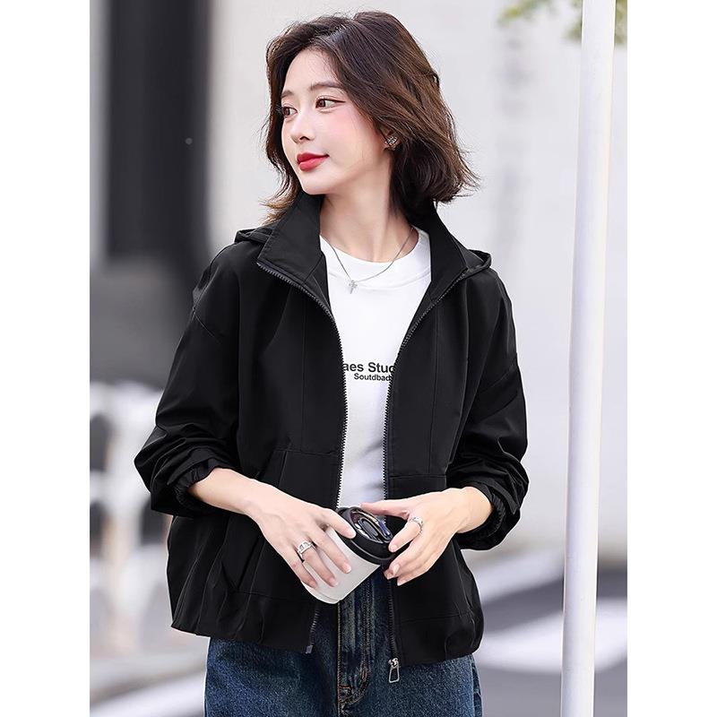 设计感安可秋拉红外套女春2款025年新小ZMU9801Z闲个子短款风衣时