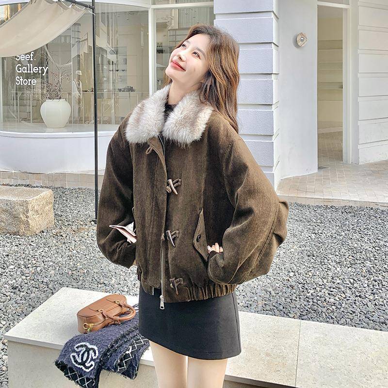 2B227-Z302绒5冬毛派9撞克羽服