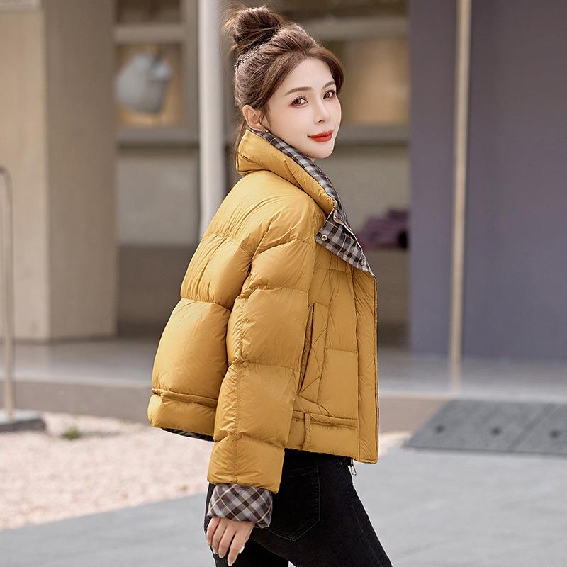 短款羽绒厚服女冬2024新款高端洋气小个子ZAI9539S加保暖白鸭面服