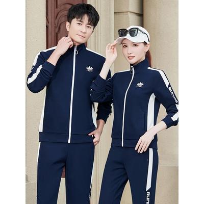 运动套装男春季春韩版潮流装跑情侣秋团体步服女8251955士卫衣