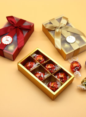 6粒装瑞士莲牛奶巧克力新款婚庆高档喜糖成品满月回礼伴手礼品38