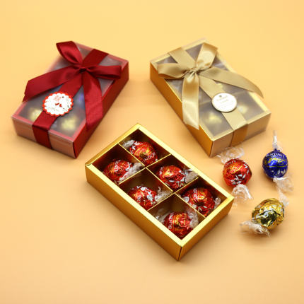 6粒装瑞士莲牛奶巧克力新款婚庆高档喜糖成品满月回礼伴手礼品38