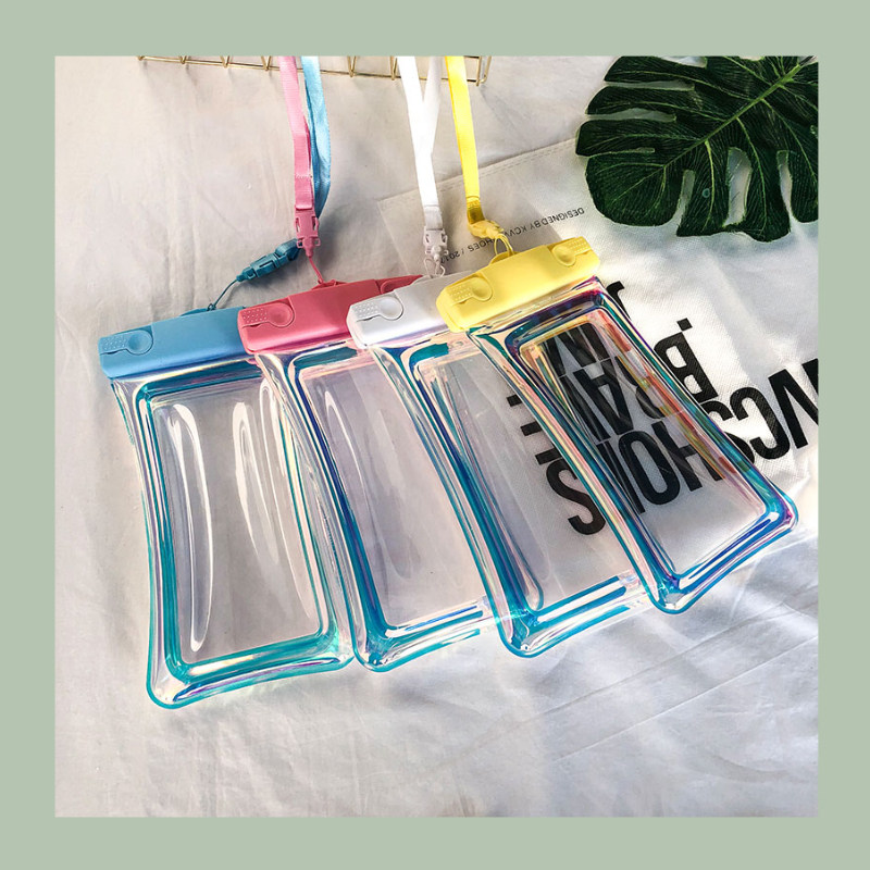 彩光充气手机防水袋触屏透明密封多色漂浮手机通用游泳浮潜防水套,运动包/户外包/配件,手机袋,淘宝优惠券,粉丝福利购,淘宝优惠卷