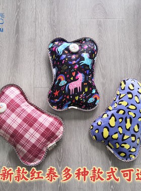 红泰国标智能暖手宝电热水袋超柔绒布大枕电暖宝充电防爆8814A+05