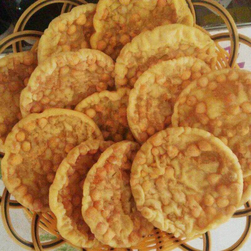 江西特产零食锅巴赣州月亮巴花生饼豆子饼豆巴饼干