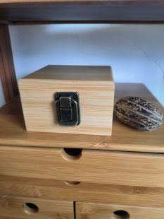 竹制翻盖印章盒礼盒私章闲章名章贵重物品收纳盒竹盒定制厂家直销