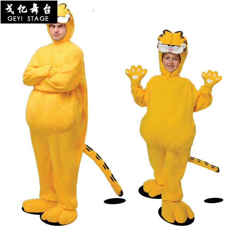 万圣节儿童动物舞台表演服成人
