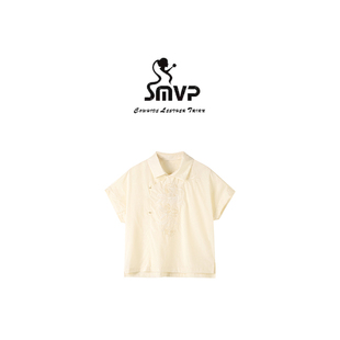 盘扣衬衫 女9032 重工立休刺绣新中式 雅家 SMVP 云牡丹