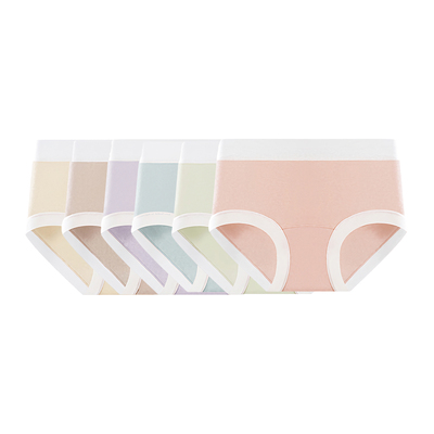 2609-冰丝透气亲肤10A抑菌的莱赛尔无痕桑蚕丝内裤