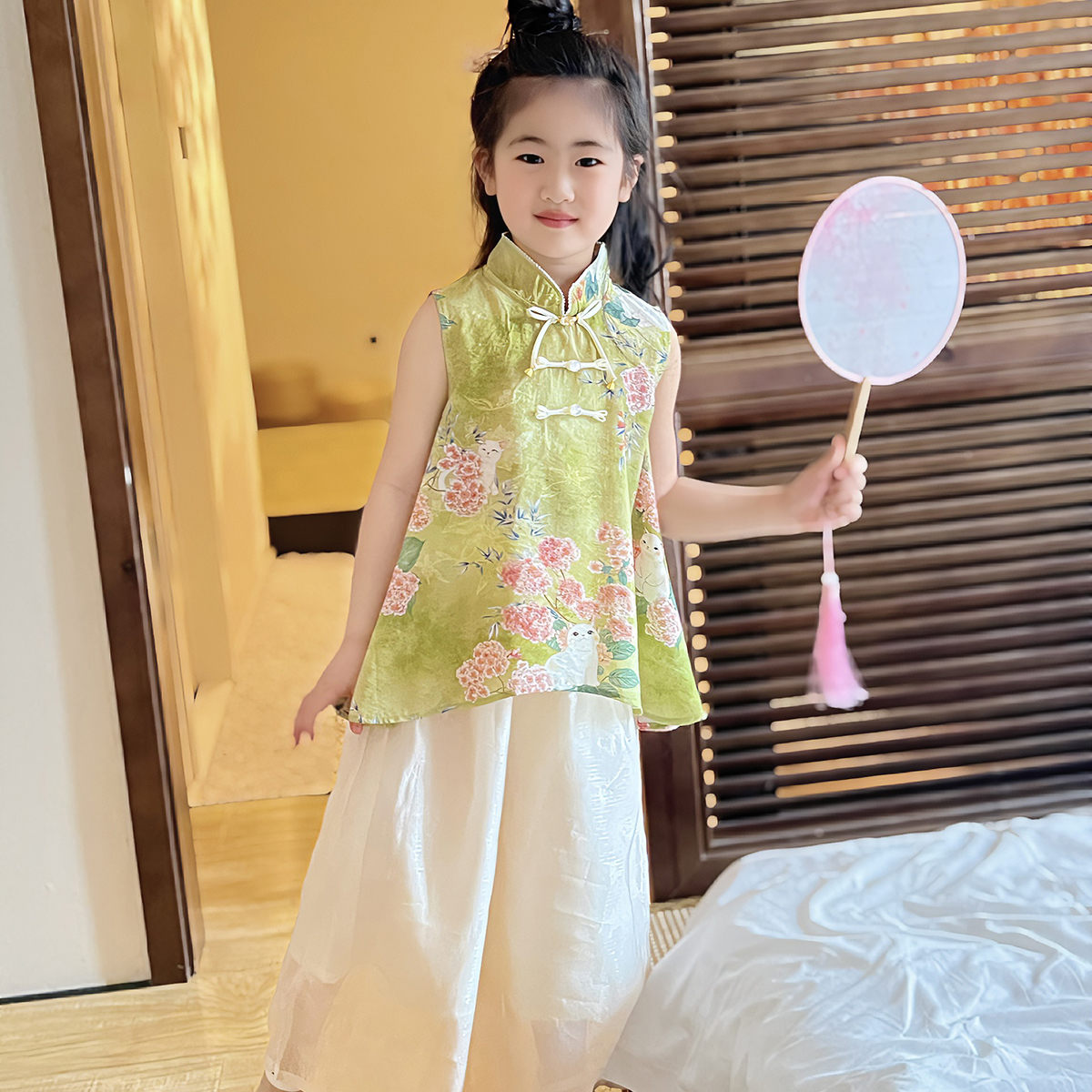 女童夏季套装中国风汉服