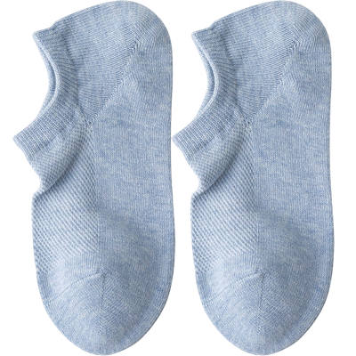 女士船袜纯棉网眼透气不掉跟