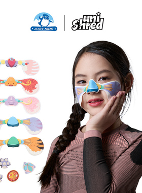 新款unishred 卡通图案儿童成人户外滑雪防冻贴 现货