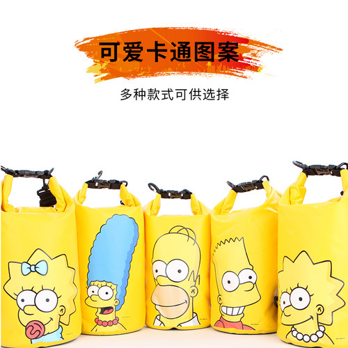 韩国BARREL辛普森家族限量款浮潜游泳装备手提包单肩户外包防水包 - 封面