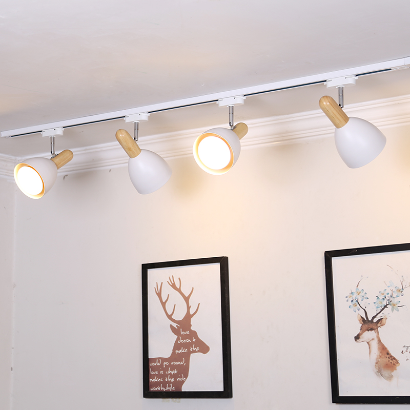 北欧护眼led散光可调节轨道灯