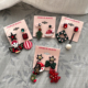 圣诞耳钉长款 韩国AZNAVOUR 耳环耳饰 BEAUTE 百搭时尚 GRAIN