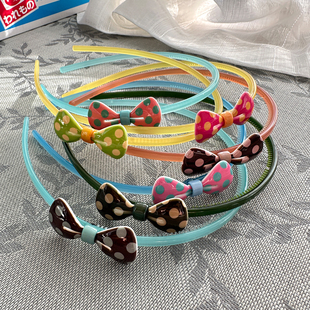 韩国AZNAVOUR/GRAIN de BEAUTE 百搭时尚 蝴蝶结发箍头箍