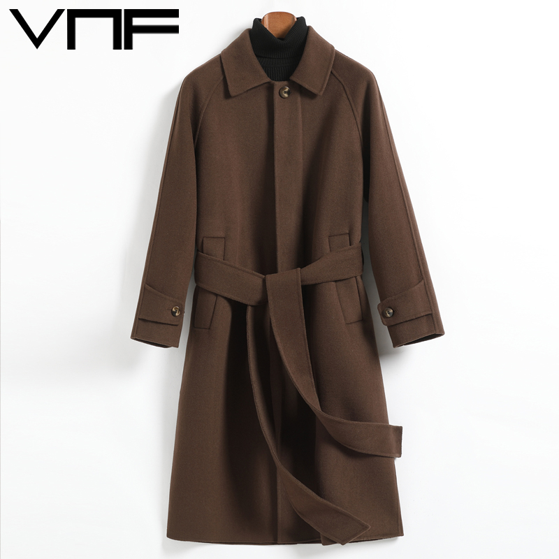 100全羊毛高级感双面羊绒大衣