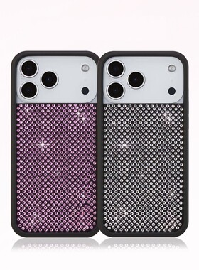 欧美野花wf闪耀系列镶钻珍珠手机壳适用于苹果iphone17promax保护套14闪钻16pro硅胶15防摔华强北wf手机壳