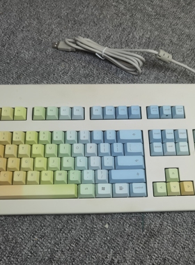 樱桃 MX 3000 USB G80-3000LPCEU-0黑轴 老键盘换线实物图展示