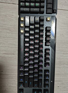华硕 ROG龙骑士2代键帽  MA02光轴红轴原装拆机配件 拍前咨询库存