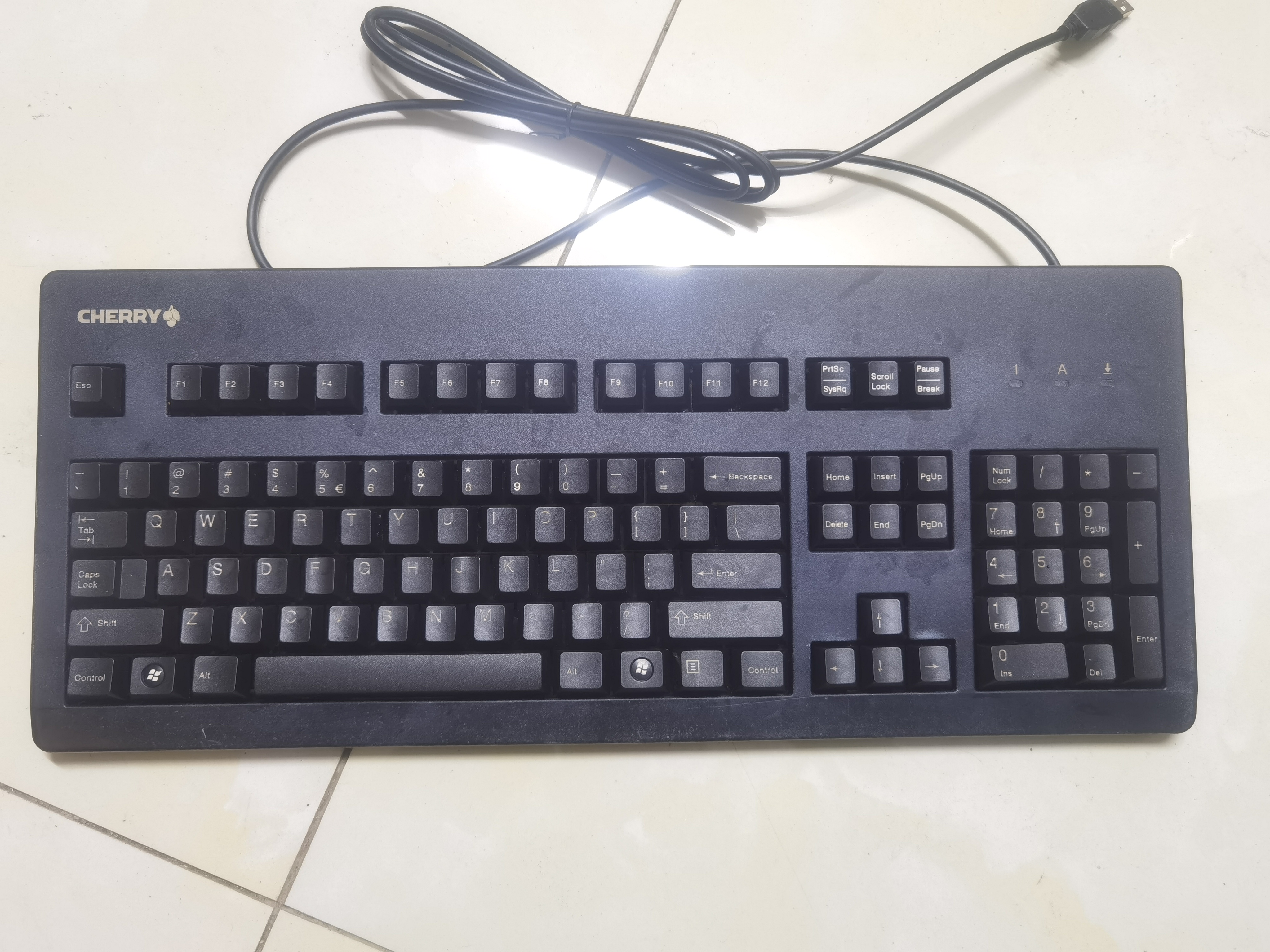 二手樱桃 MX3000 USB G80-3000LXCEU-0机械键盘 黑轴 键盘全触发