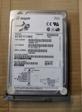 SUN ST32171WC 370-2365 2G/2.1G 7.2K 80针SCSI硬盘3702365-02