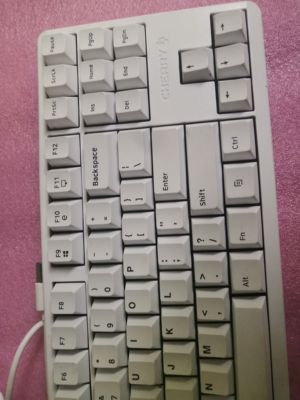 二手樱桃G80-3000 S TKL 白色皮卡丘Bilibili联名无光 功能正常
