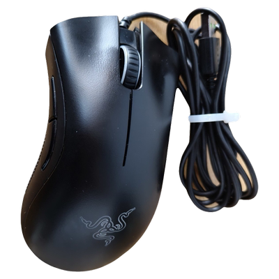 雷蛇二手拆机标准版有线鼠标，型号RZ01-0385，6400 DPI光学鼠标