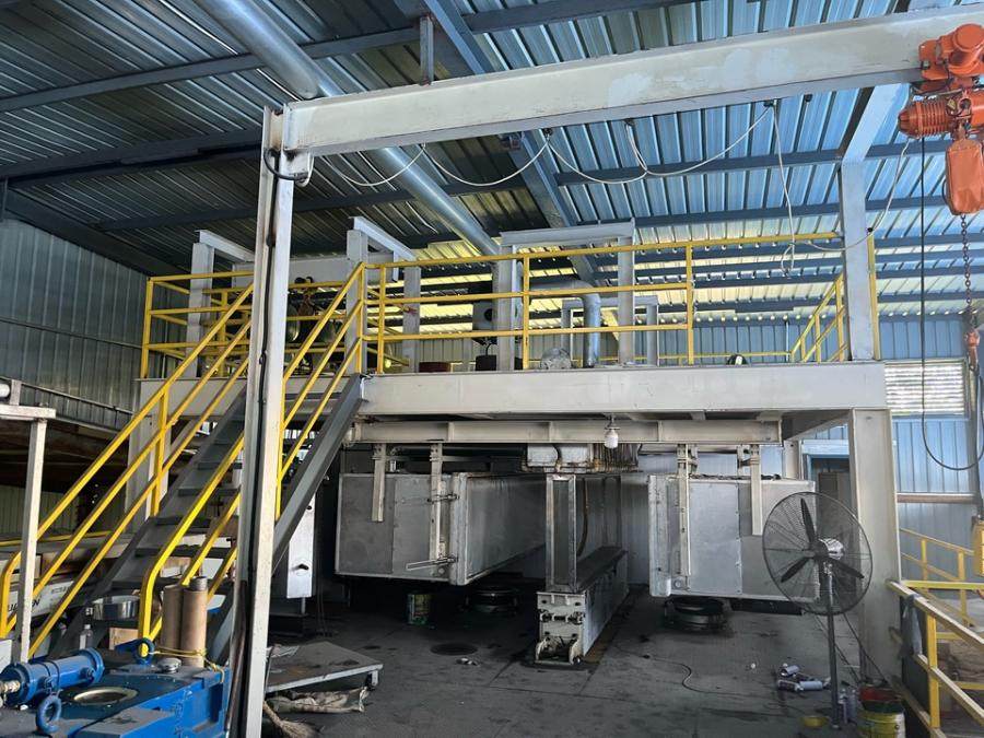 1月15日仙桃3.2米S丙纶防粘非织造布生产线设备一套网络拍卖公告