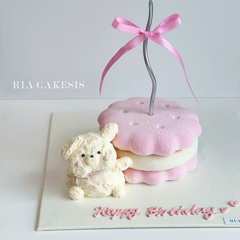 网红emoji夹心小饼干模具慕斯巧克力烘焙蛋糕石膏蜡烛捏捏乐硅胶