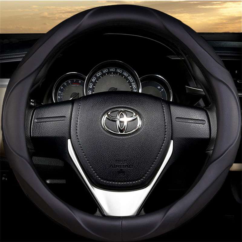 2019款致享rav4荣放方向盘套全皮专用免缝四季通用汽车把套防滑