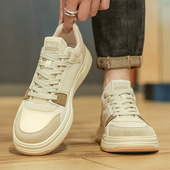 2025新款 夏季 透气运动休闲板鞋 男鞋 百搭低帮平底工作网面小白潮鞋